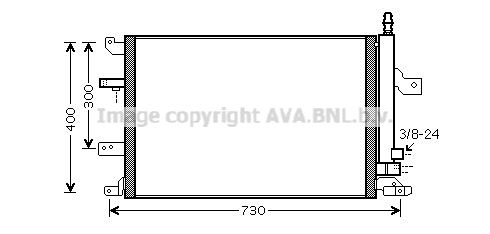 AVA QUALITY COOLING kondensatorius, oro kondicionierius VO5138D